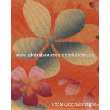 Polyester twill fabric with printing, 100% polyester 210T